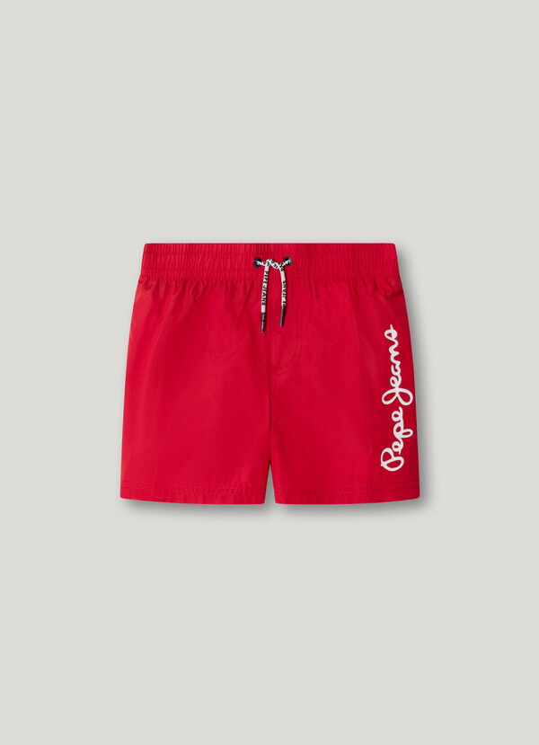 PRINTED LOGO SWIM SHORTS