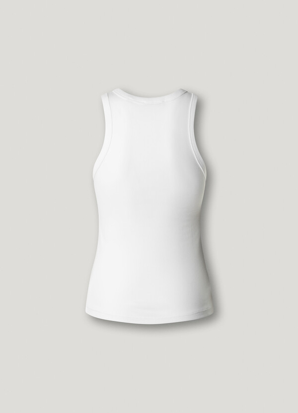 SLEEVELESS RIBBED TOP