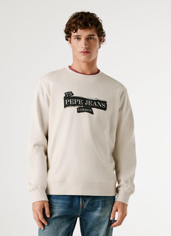REGULAR FIT CREW NECK SWEATSHIRT