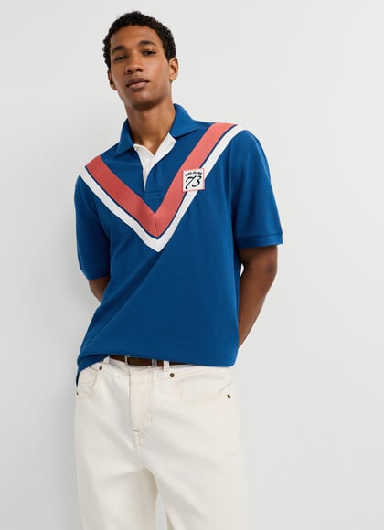 CASUAL FIT PIQU&Eacute; POLO SHIRT