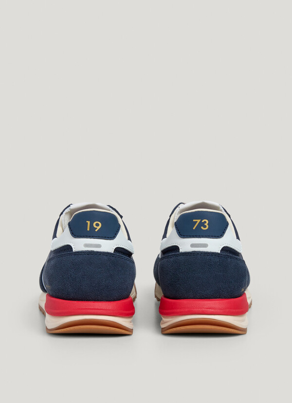 RETRO TRAINERS WITH SUEDE DETAILS - MARVIN