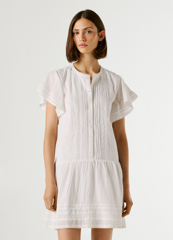 SHORT DRESS WITH LACE