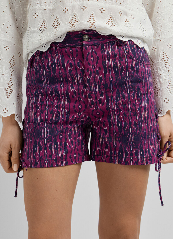 ABSTRACT PRINT SHORTS