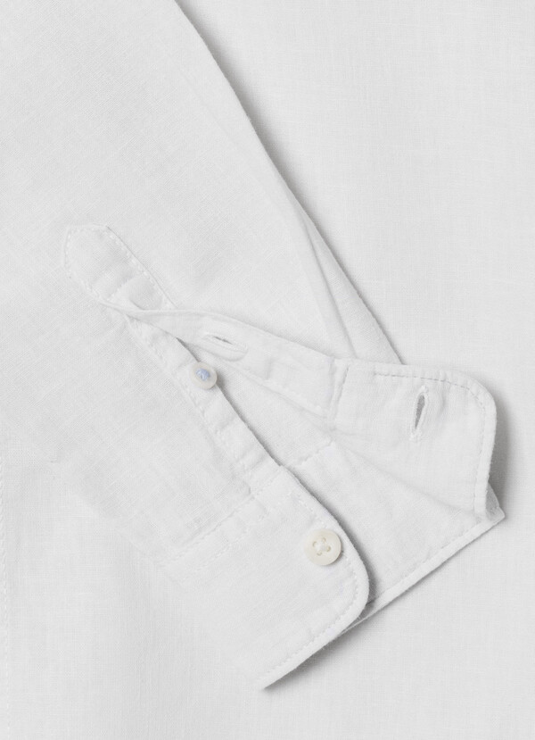 REGULAR FIT LINEN SHIRT