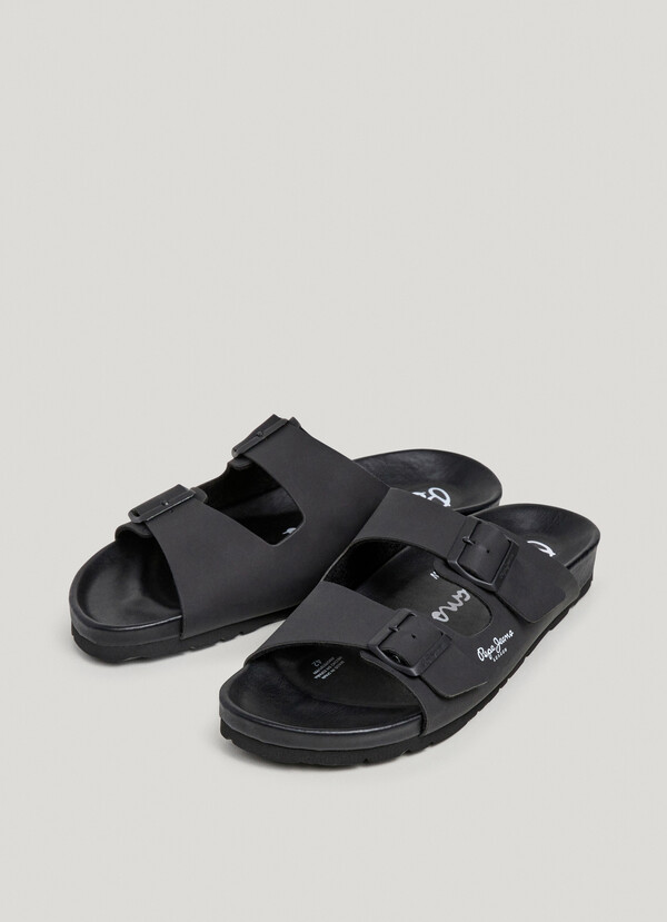 SANDALS WITH DOUBLE BUCKLE