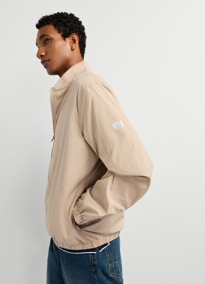 ZIP CLOSURE BOMBER JACKET