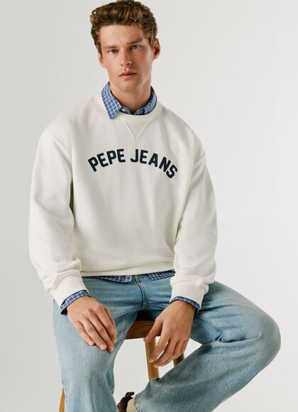 CREW NECK LOGO SWEATSHIRT