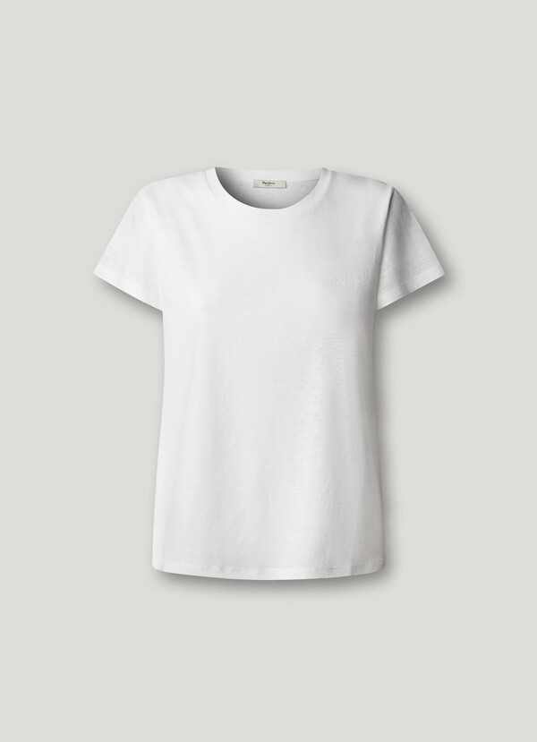 EMBROIDERED LOGO T-SHIRT