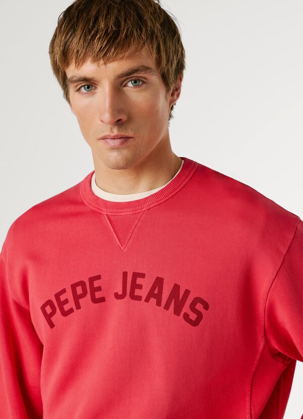 CREW NECK LOGO SWEATSHIRT