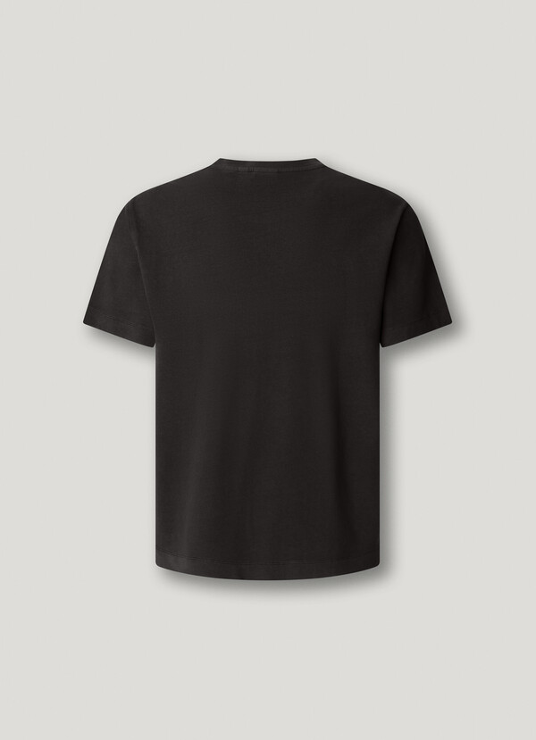 REGULAR FIT T-SHIRT WITH EMBROIDERED LOGO