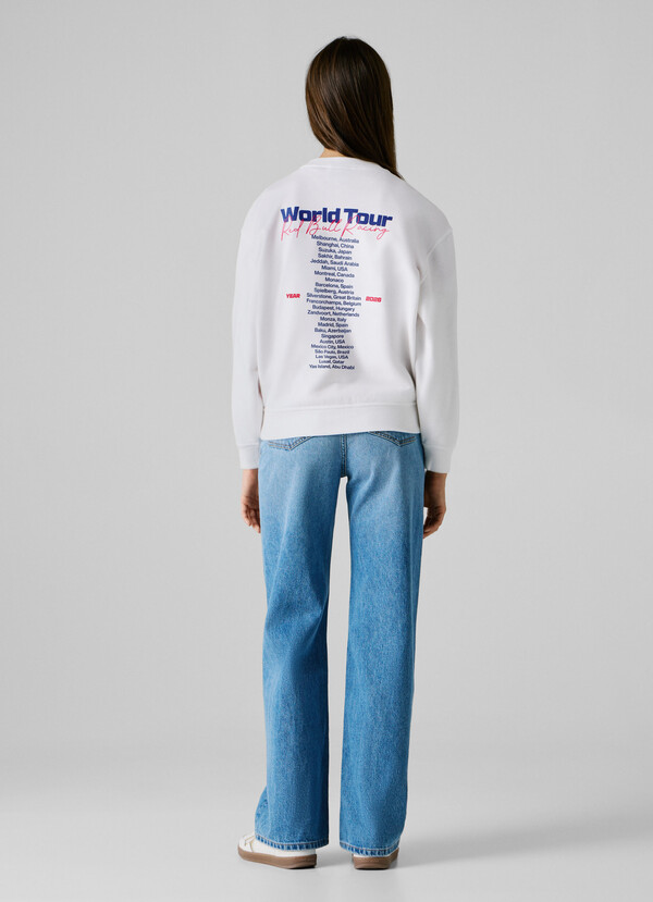 RELAXED FIT CREW NECK SWEATSHIRT