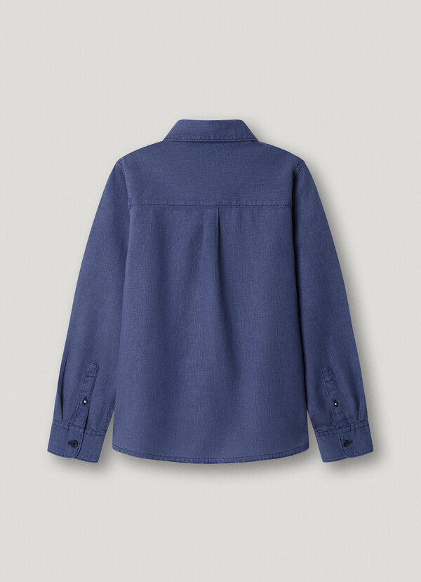 REGULAR FIT LINEN SHIRT
