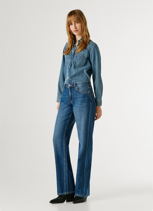 LOW-RISE LOOSE FIT JEANS - NICKY