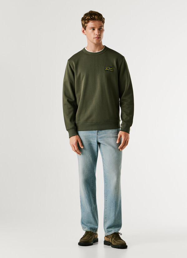 CREW NECK LOGO SWEATSHIRT