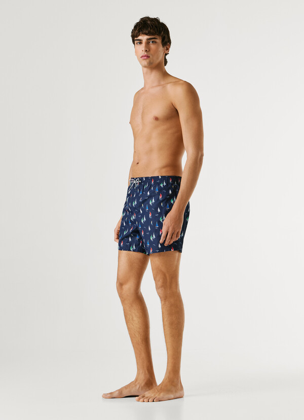 SWIM SHORTS WITH SAILBOATS
