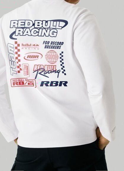 LONG-SLEEVED LOGO PRINT T-SHIRT