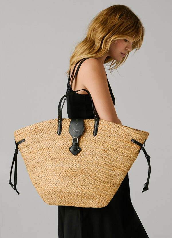 SHOPPER BAG IN JUTE