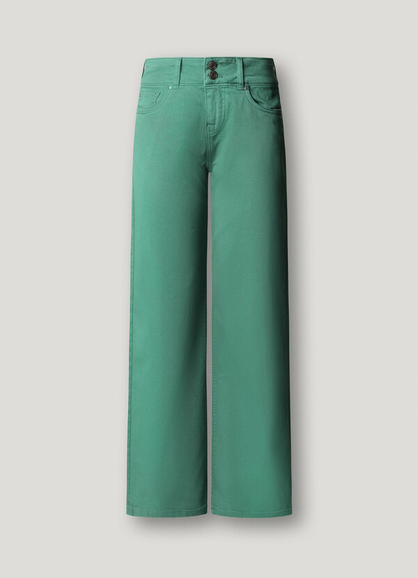 5-POCKET TWILL TROUSERS