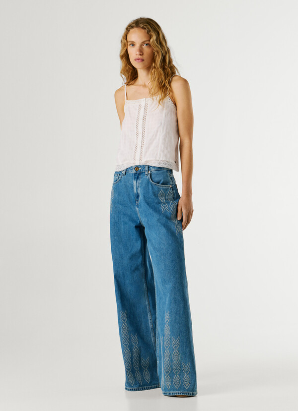 JAIMY- HIGH-RISE WIDE FIT JEANS 