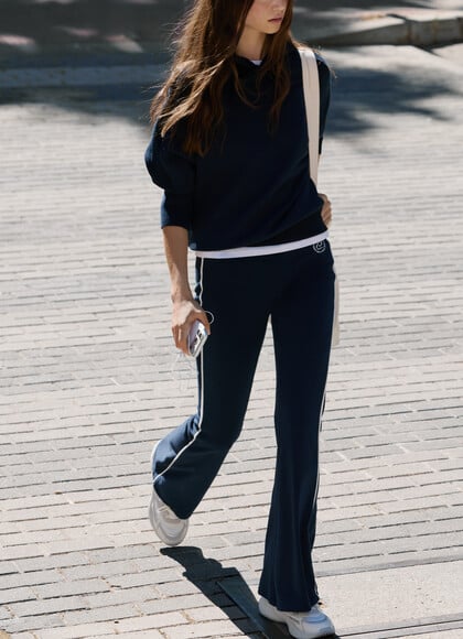 FLARE FIT JOGGER TROUSERS