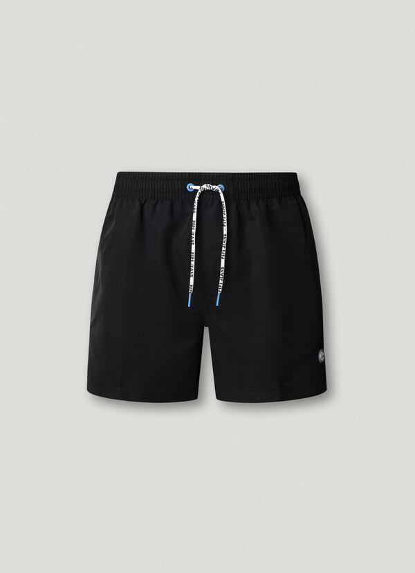 SWIM SHORTS WITH CIRCULAR LOGO
