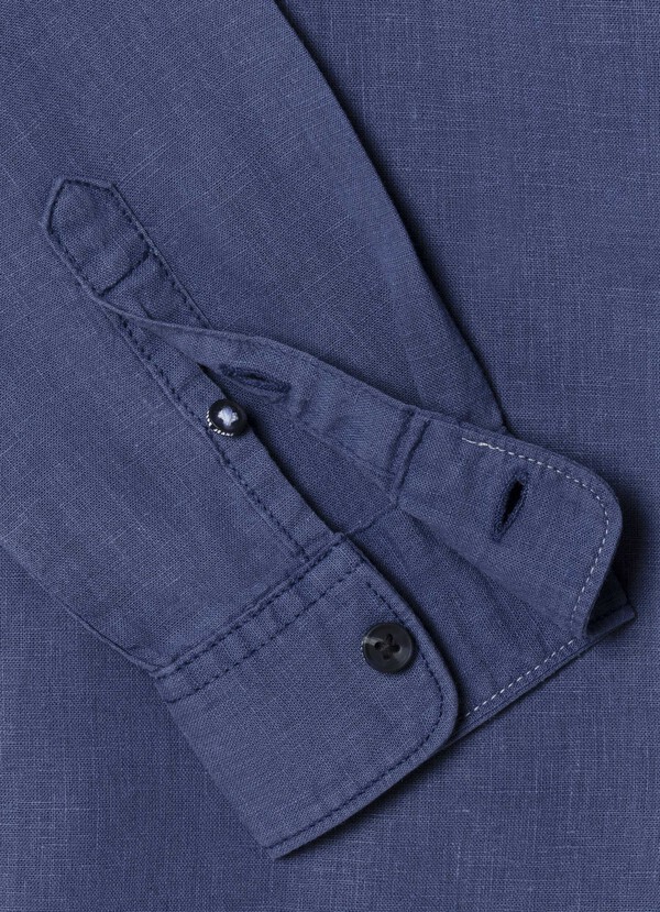 REGULAR FIT LINEN SHIRT