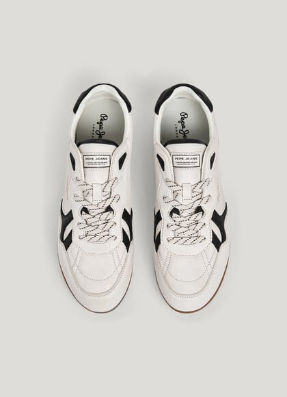 DAZE - RETRO LEATHER TRAINERS
