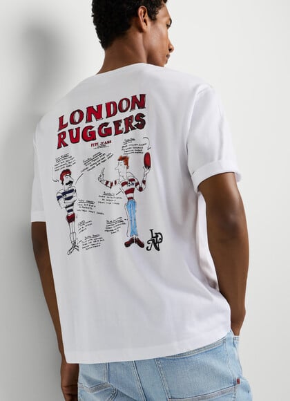 BACK PRINT CASUAL FIT T-SHIRT