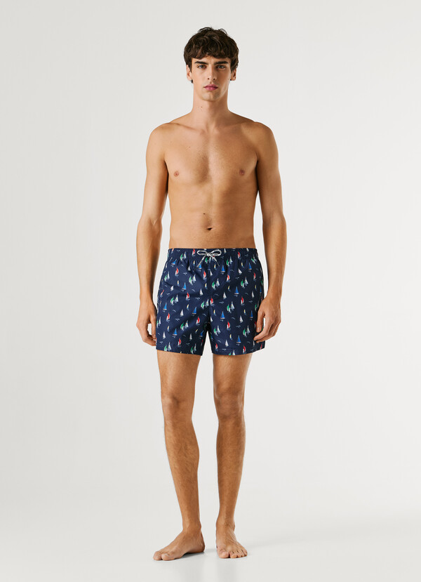 SWIM SHORTS WITH SAILBOATS