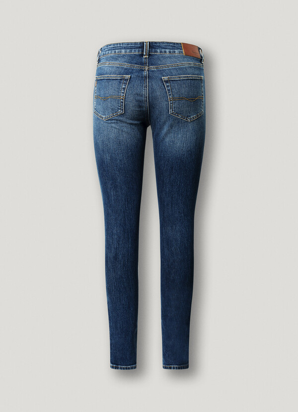 MID-RISE SKINNY FIT JEANS - REGENT