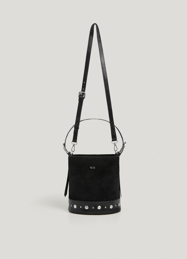 SUEDE BUCKET BAG