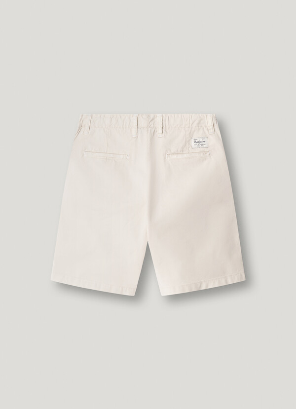 POPLIN CHINO SHORTS