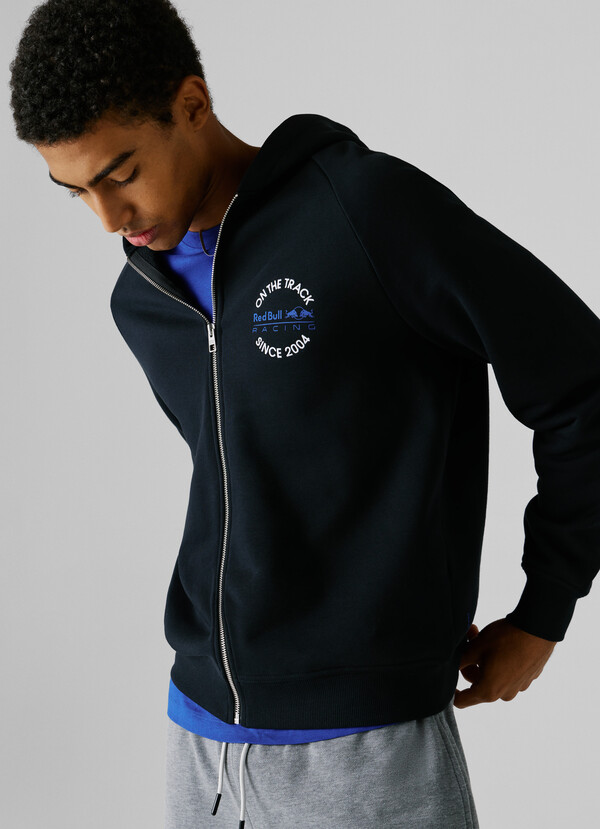 RELAXED FIT ZIP SWEATSHIRT