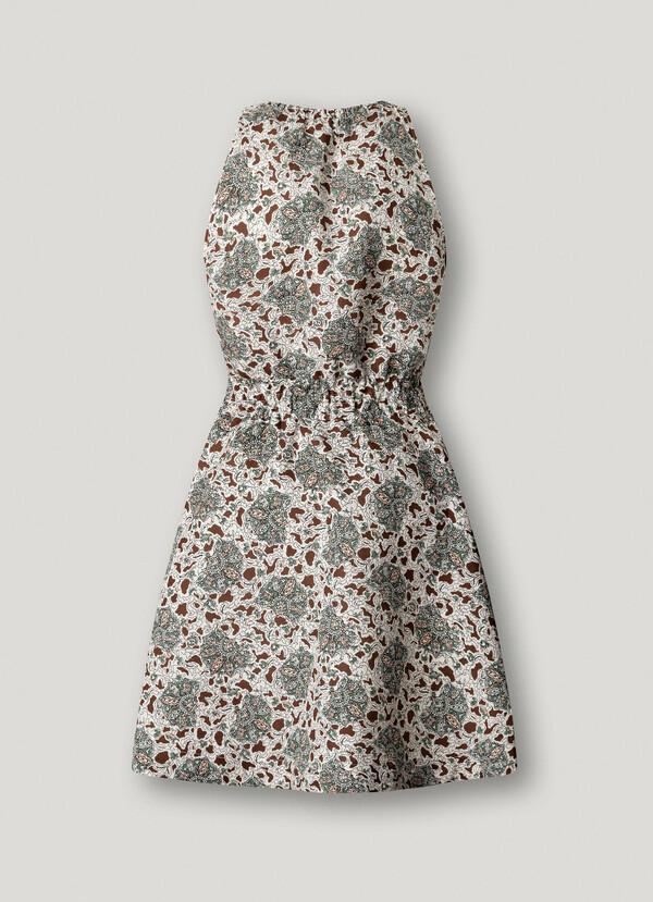 FLORAL PRINT MINI DRESS