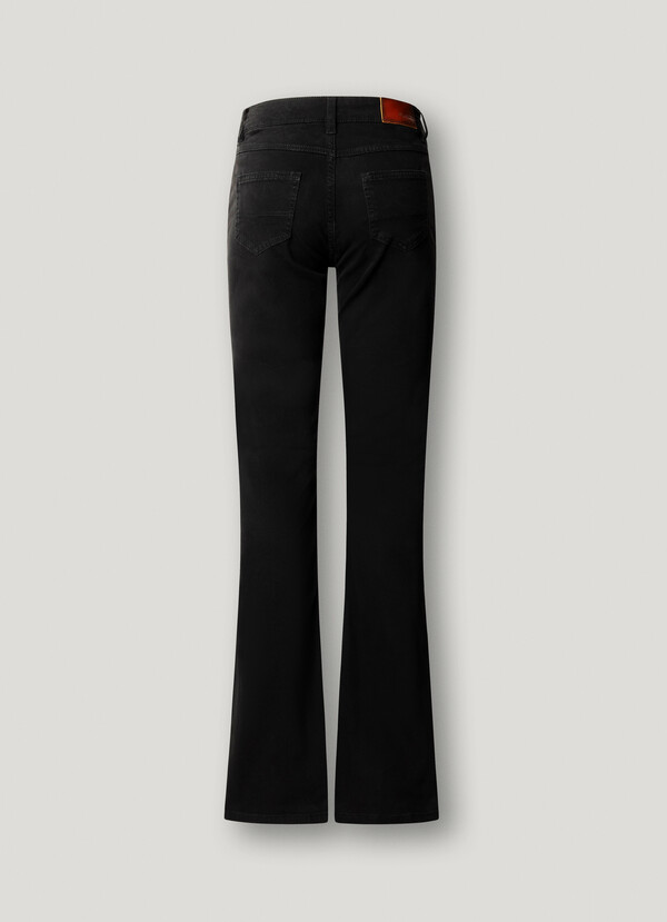 FLARE FIT 5-POCKET TROUSERS