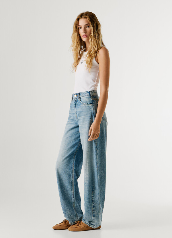 MID-RISE LOOSE FIT JEANS
