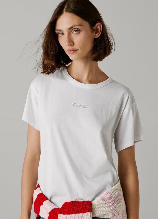 STRASS LOGO T-SHIRT