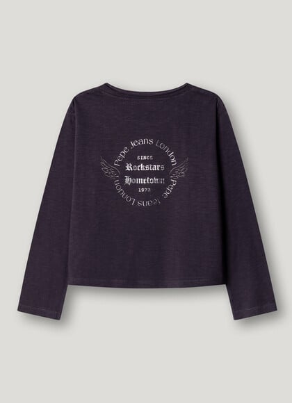LONG SLEEVE LOGO PRINT T-SHIRT