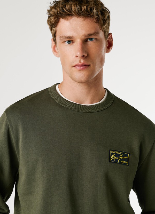 CREW NECK LOGO SWEATSHIRT