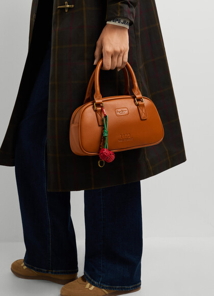 LEATHER EFFECT BOWLING BAG