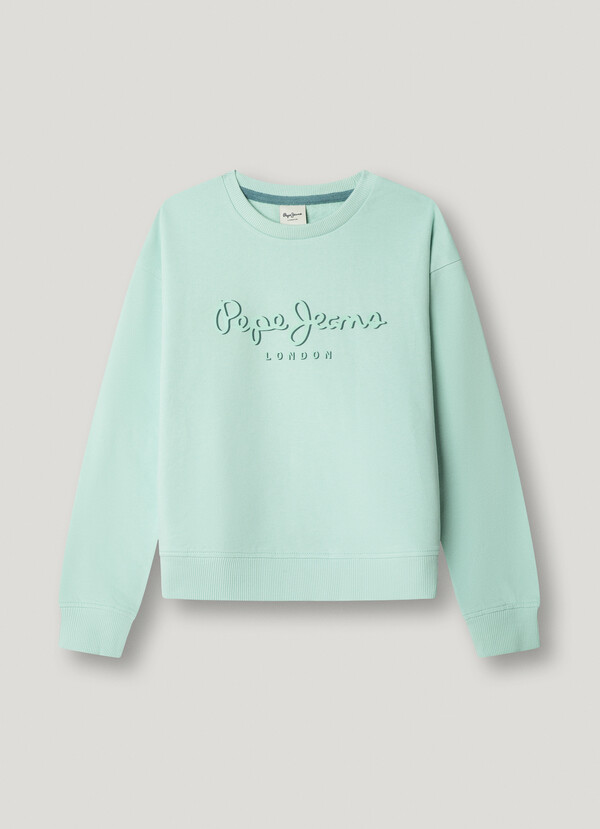 RELAXED FIT CREW NECK SWEATSHIRT