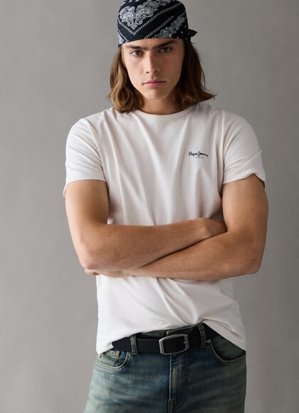 SLIM FIT LOGO PRINT T-SHIRT