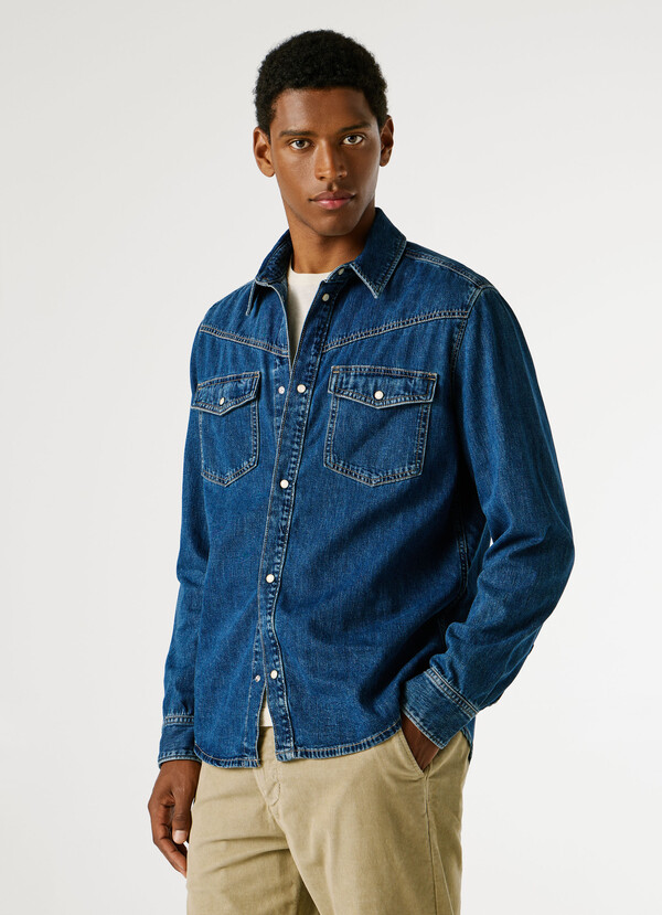 REGULAR FIT DENIM SHIRT