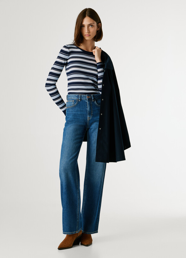 HIGH-RISE STRAIGHT FIT JEANS - LEXA