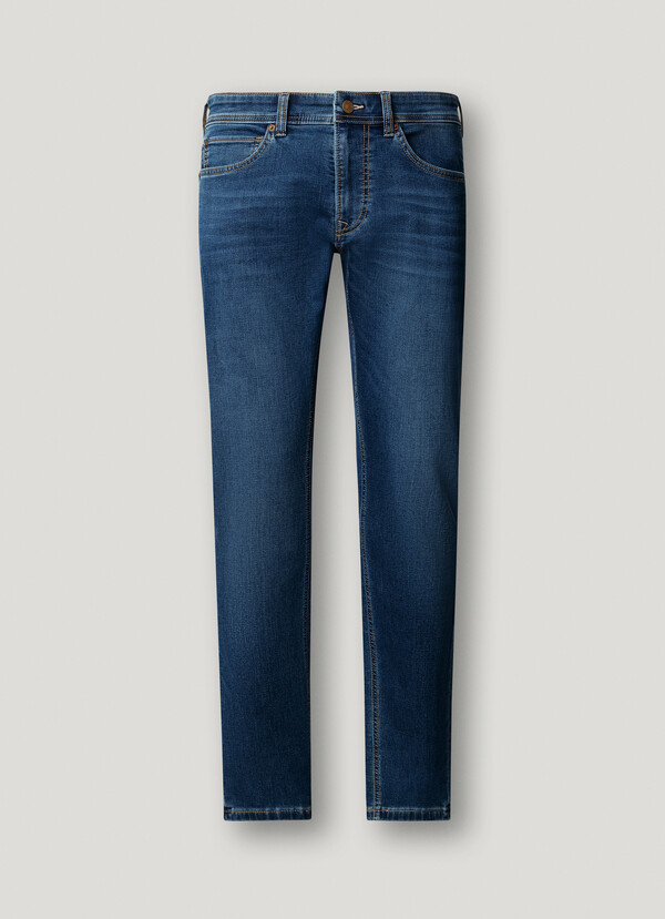 TRACK - SLIM FIT MID-RISE JEANS
