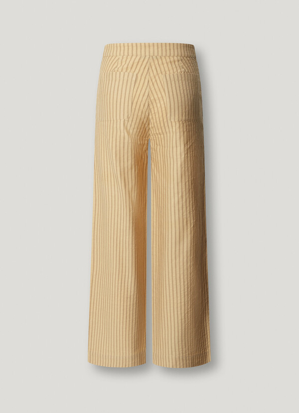 STRAIGHT TWILL TROUSERS