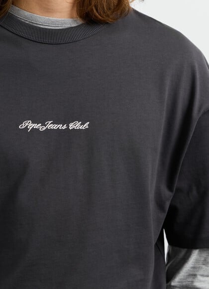 BOXY FIT LOGO PRINT T-SHIRT