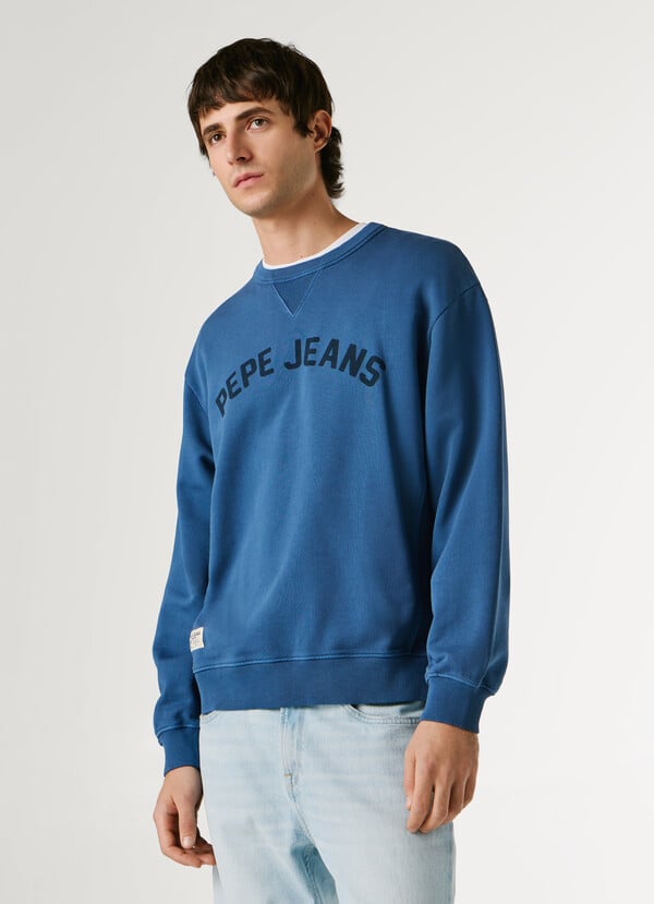 CREW NECK LOGO SWEATSHIRT