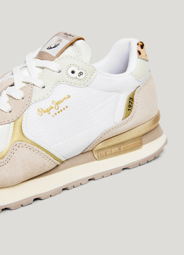 ANIMAL PRINT RUNNING TRAINERS - BRIT