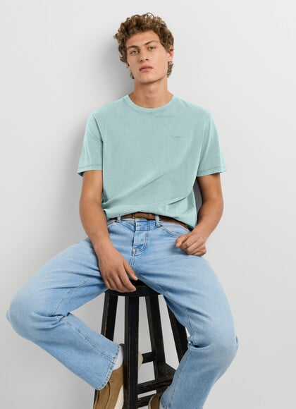 REGULAR FIT LOGO PRINT T-SHIRT